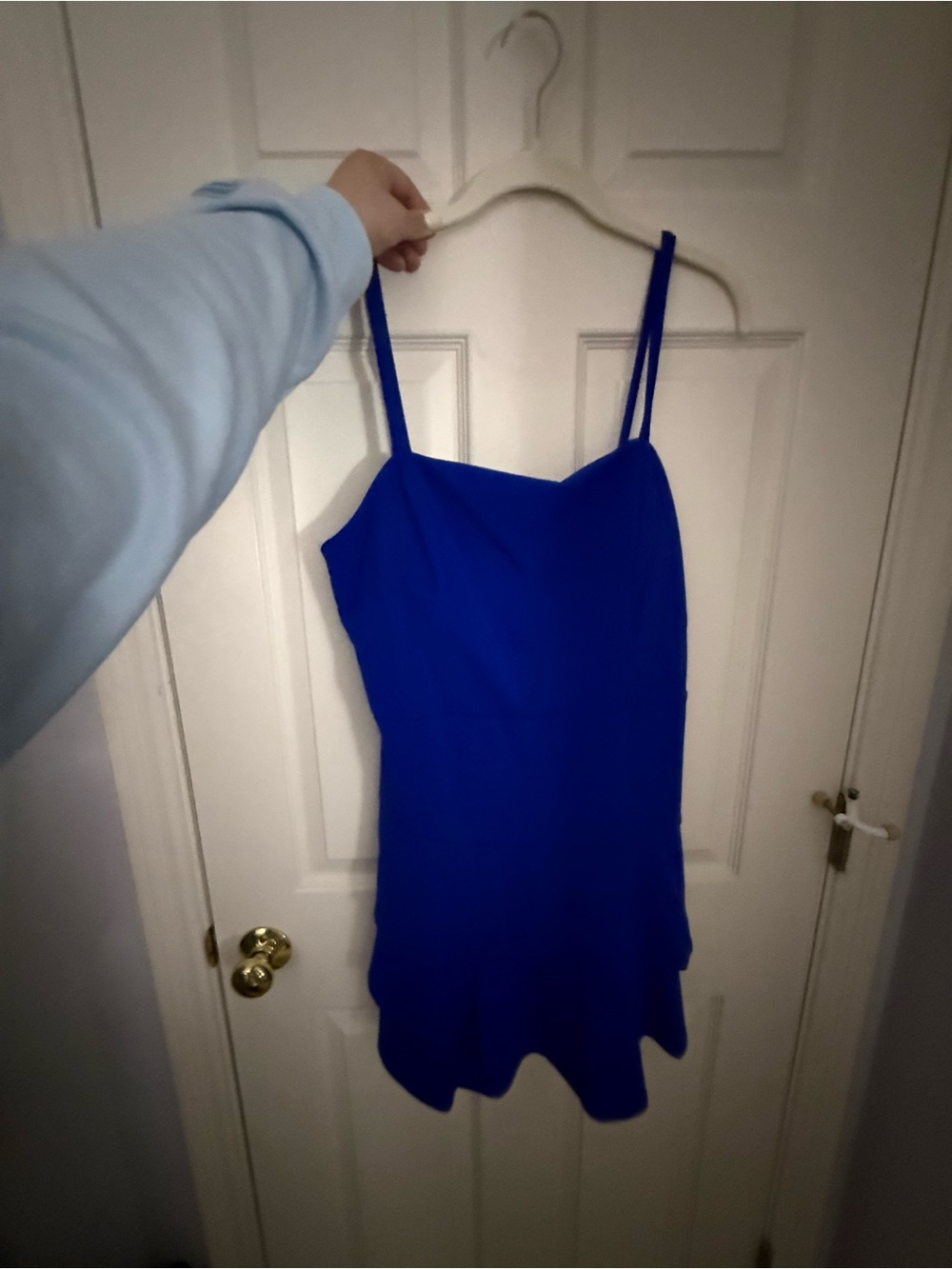 Macy's Royal Blue Spaghetti-Strap Camisole